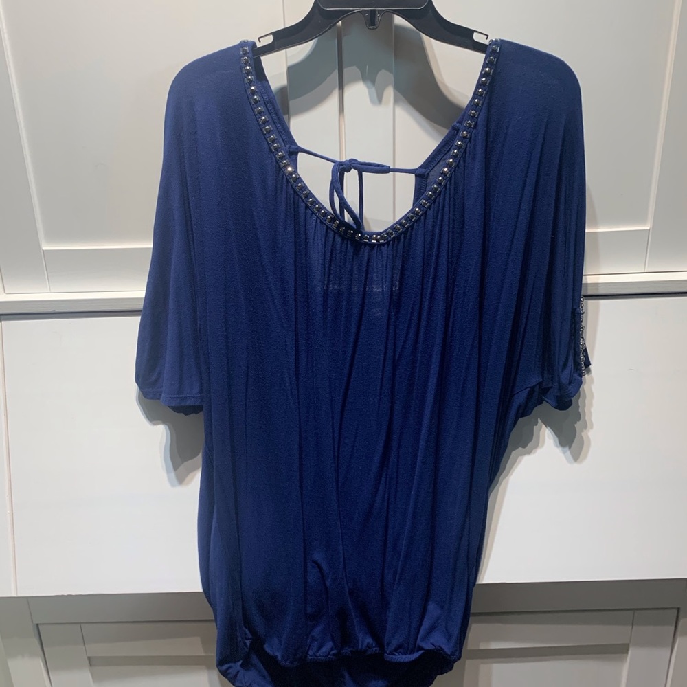 Open back shirt